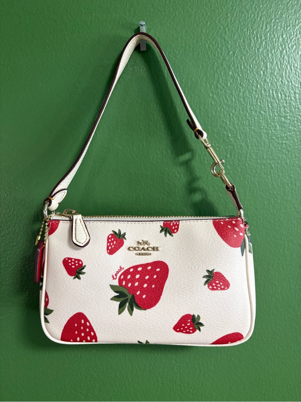 Coach Nolita 19 Strawberry Print